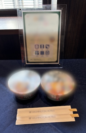 ホテルでのサンプリング商品設置例1